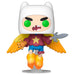 Boîte vitrine de la figurine Funko POP Ultimate Wizard Finn avec logo Adventure Time visible sur le packaging