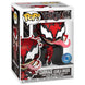 Détail de la figurine Funko POP Carla Unger Carnage montrant les couleurs vives et le design unique