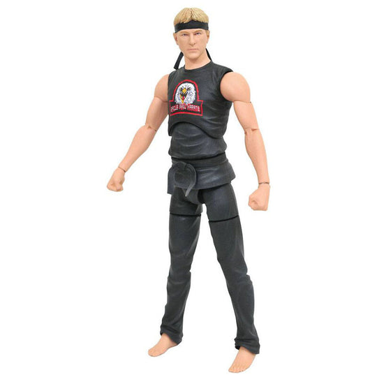 Figurine articulée Johnny Lawrence de 18cm en PVC, vue de face avec détails réalistes