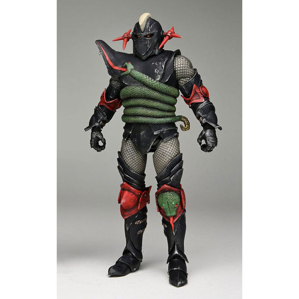 Figurine NECA Grimsword de Dungeons & Dragons en position dynamique de 18cm