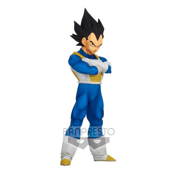 Figurine Vegeta Dragon Ball Z Burning Fighters vue de face avec détails précis et couleurs vives