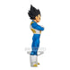Vue arrière de la figurine Vegeta Dragon Ball Z mettant en valeur les détails de sa tenue