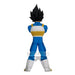 Gros plan sur le visage expressif de la figurine Vegeta Dragon Ball Z Burning Fighters