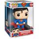 Boîte vitrine transparente contenant la figurine POP Superman exclusive FUNKO, idéale pour collectionneurs DC Comics