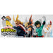Vue d'ensemble du bundle My Hero Academia Ichiban Kuji avec 80 produits BANPRESTO et tickets surprises