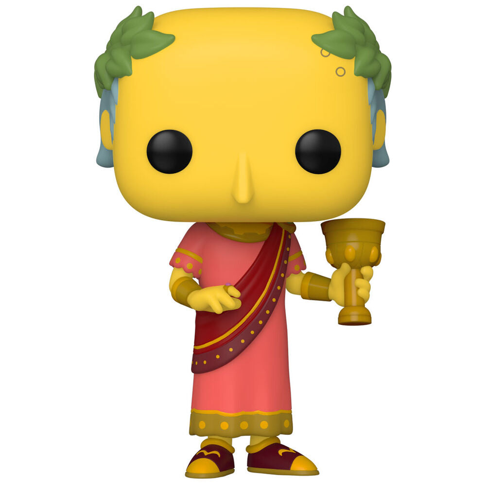 Vue rapprochée de la figurine Emperor Montimus des Simpsons avec détails colorés et finition soignée