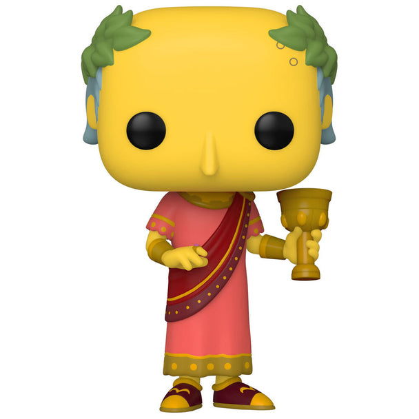 Vue rapprochée de la figurine Emperor Montimus des Simpsons avec détails colorés et finition soignée