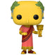 Vue rapprochée de la figurine Emperor Montimus des Simpsons avec détails colorés et finition soignée