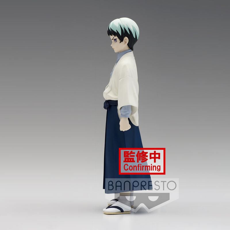 Vue arrière de la figurine Yushiro Demon Slayer soulignant les textures et finitions soignées