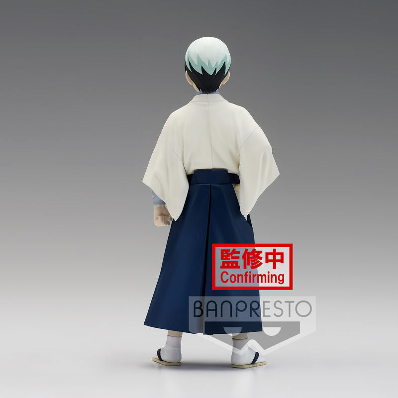 Zoom sur le visage expressif de la figurine Yushiro Demon Slayer Kimetsu no Yaiba Vol.21