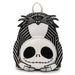 Sac à dos Loungefly Jack Skellington vue de face avec design détaillé du visage emblématique du film Disney L'Étrange Noël de Monsieur Jack