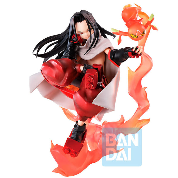 Figurine Shaman King Ichibansho Hao de 15 cm vue de face avec détails précis et couleurs vives