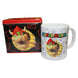Mug en céramique Bowser de Super Mario Bros avec détails colorés et logo Nintendo visible