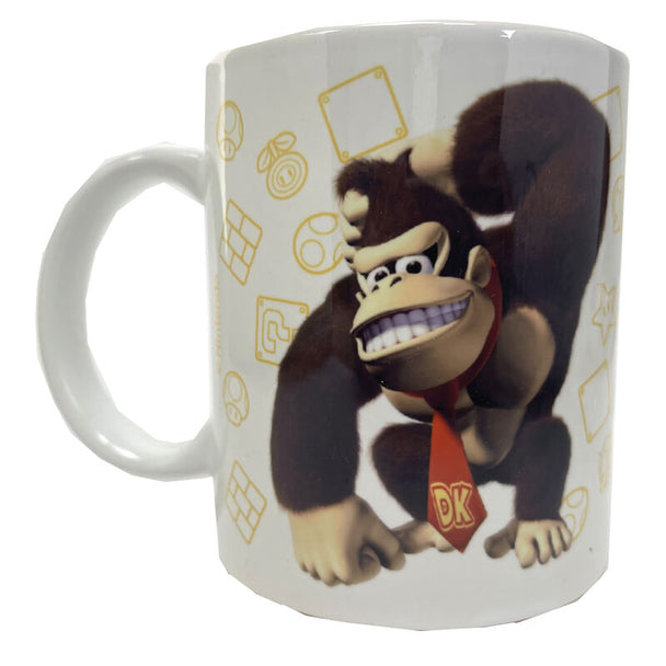 Tirelire en métal Donkey Kong au style vintage avec illustrations détaillées