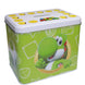 Set complet comprenant le mug céramique et la tirelire métal Yoshi Nintendo, présenté sur fond neutre
