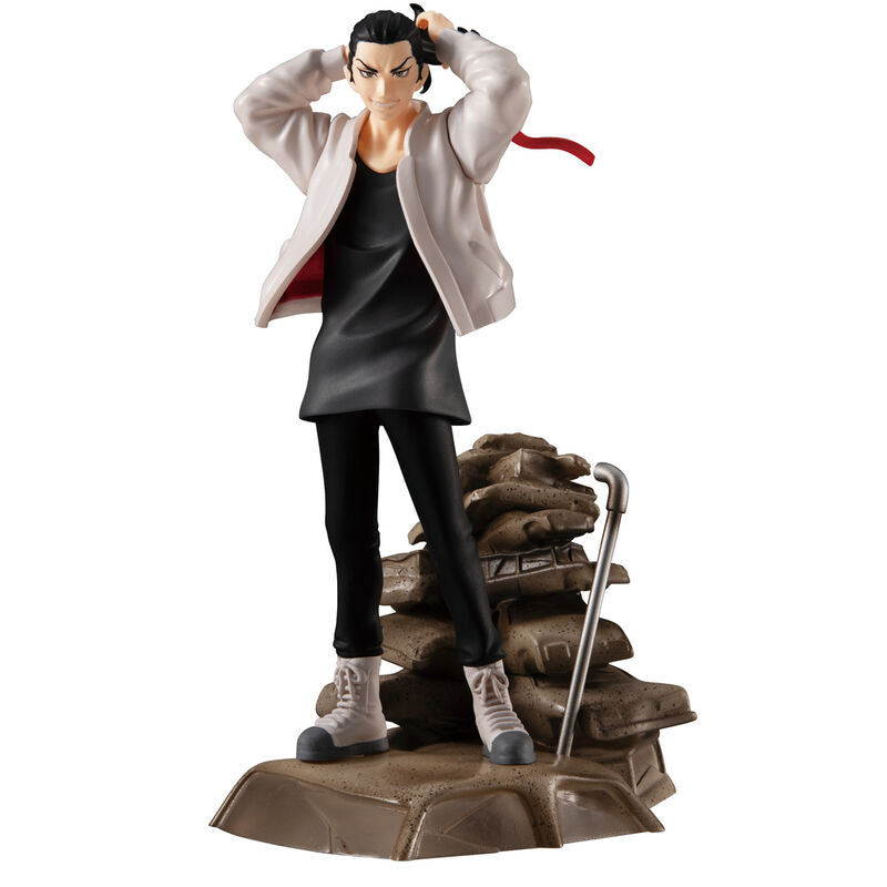 Ensemble des 4 figurines Toman Heroic Scenes Tokyo Revengers alignées sur fond blanc