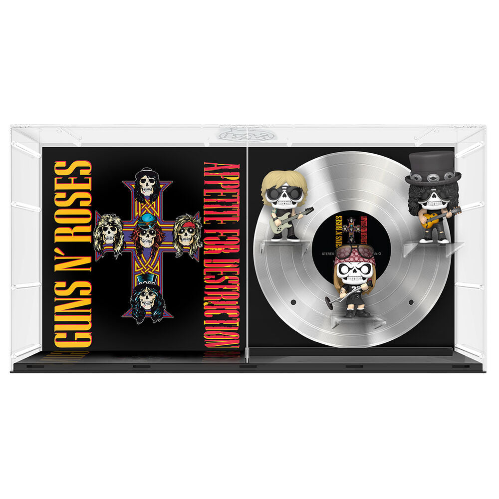 Vue latérale de la figurine POP Deluxe Guns N' Roses montrant les finitions et le design unique