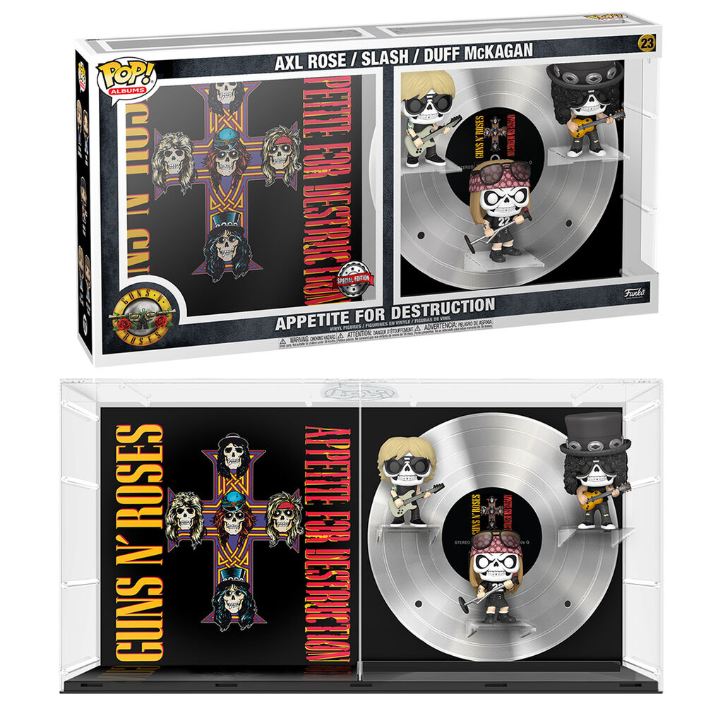 Figurine POP Deluxe Guns N' Roses Appetite For Destruction vue de face avec détails précis et couleurs vives