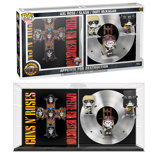 Figurine POP Deluxe Guns N' Roses Appetite For Destruction vue de face avec détails précis et couleurs vives