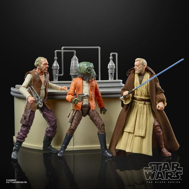 Pack complet de figurines Star Wars Black Series Cantina Showdown en boîte officielle HASBRO de 15 cm