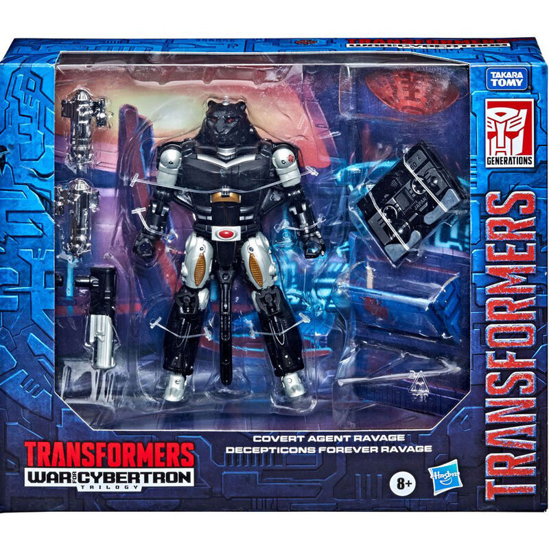 Ensemble des deux figurines Transformers War From Cybertron posées côte à côte