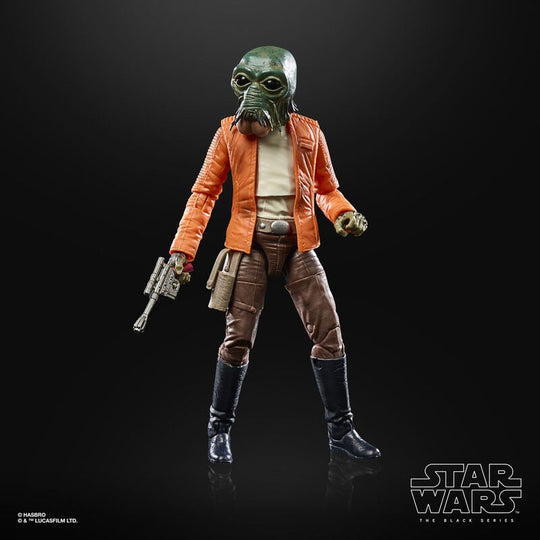 Dos du packaging avec informations et illustrations des figurines Star Wars Black Series Cantina Showdown