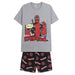 Pyjama adulte Marvel Deadpool CERDÁ en coton 100% avec motifs rouges et noirs, taille L visible