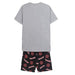 Détail du tissu coton 160gr et design Deadpool sur pyjama adulte CERDÁ, vue rapprochée