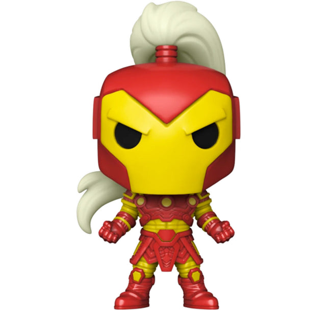 Boîte vitrine de la figurine Funko POP Iron Man Mystic Armor exclusive Marvel, emballage neuf