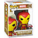 Vue latérale de la figurine Funko POP Iron Man Mystic Armor montrant les détails précis de l'armure
