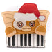 Vue de face du portefeuille Loungefly Gremlins Gixmo édition Noël avec motifs festifs