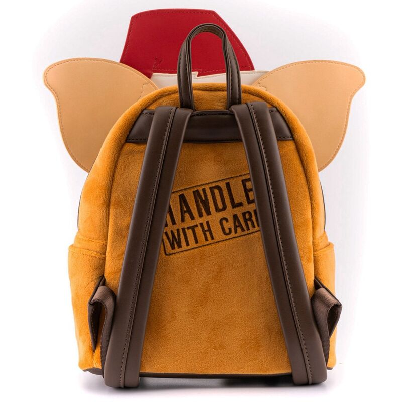 Intérieur spacieux du sac à dos Loungefly Gremlins avec poche pour accessoires