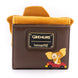Zoom sur la fermeture sécurisée du portefeuille Gremlins Gixmo édition Noël