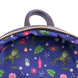 Sac à dos Loungefly Disney Tiana porté par un mannequin, illustrant sa taille et son style