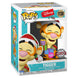 Zoom sur la figurine Tigger POP exclusive FUNKO avec effet flocked et couleurs festives de Noël