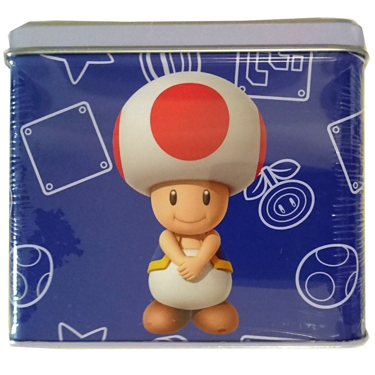 Tirelire en métal Super Mario Bros en forme de Toad avec fente pour pièces