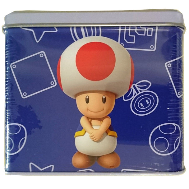 Tirelire en métal Super Mario Bros en forme de Toad avec fente pour pièces