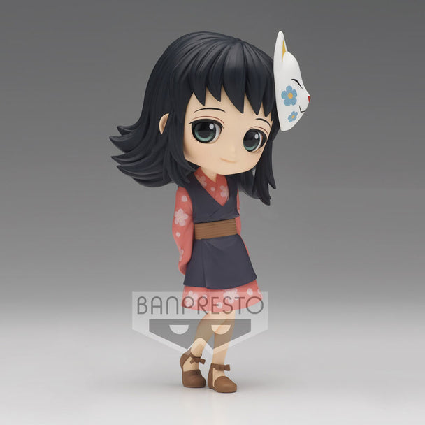 Figurine Makomo Q Posket 13cm vue de face avec détails soignés des vêtements et visage
