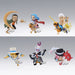 Vue rapprochée de la figurine BANPRESTO One Piece 7cm avec détails précis