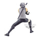 Vue arrière de la figurine Naruto Shippuden Hatake Kakashi, soulignant la texture et la qualité de fabrication BANPRESTO