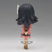 Vue arrière de la figurine Makomo Q Posket Demon Slayer avec détails des cheveux et du costume