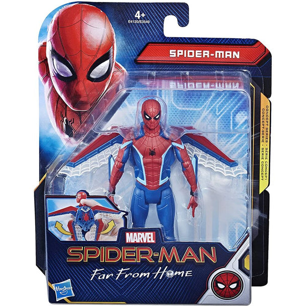 Figurine Spider-Man Stealth Suit 15cm vue de face avec détails furtifs