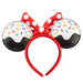 Accessoire de tête Loungefly Minnie Mouse Cupcake porté lors d'un événement Disney