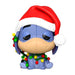 Détail de la figurine Funko POP Winnie l'Ourson et Bourriquet Christmas Exclusive en vinyle de 9 cm, vue de côté