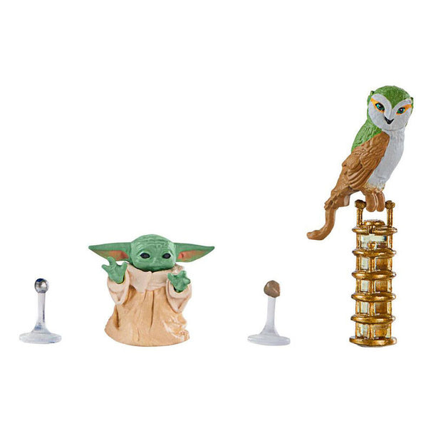 Grogu figurine 10cm avec accessoires, issue de la collection Star Wars Vintage HASBRO