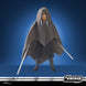 Figurines Star Wars Vintage Ahsoka Tano et Grogu en position dynamique sur fond neutre