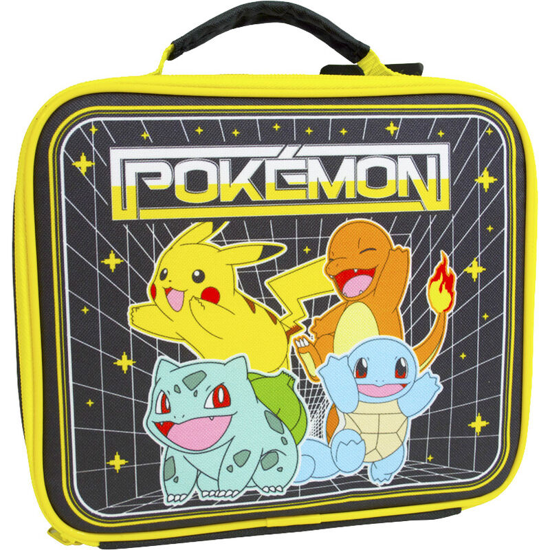 Sac à déjeuner isotherme Pokémon KIDS LICENSING avec design coloré, dimensions 20x23x8 cm, parfait pour enfants.