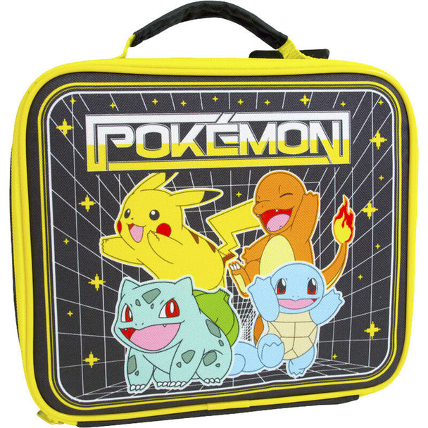 Sac à déjeuner isotherme Pokémon KIDS LICENSING avec design coloré, dimensions 20x23x8 cm, parfait pour enfants.