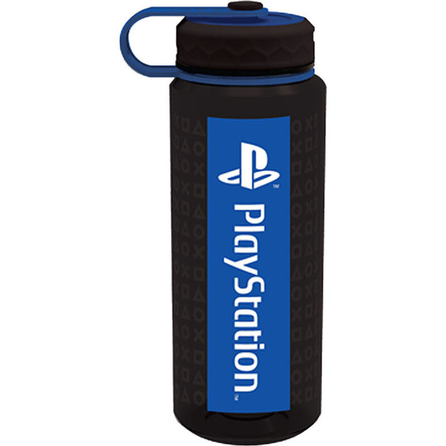 Bouteille PlayStation 1000ml en Tritan avec logo SONY visible, design moderne et ergonomique.