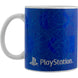 Mug Playstation changeant de couleur sous l'effet de la chaleur avec motifs colorés visibles